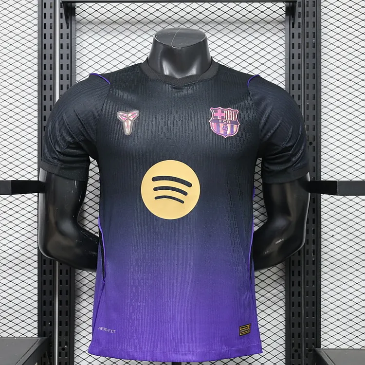 26-27 Barcelona away player version football jersey, 1:1 replica, made in Thailand.