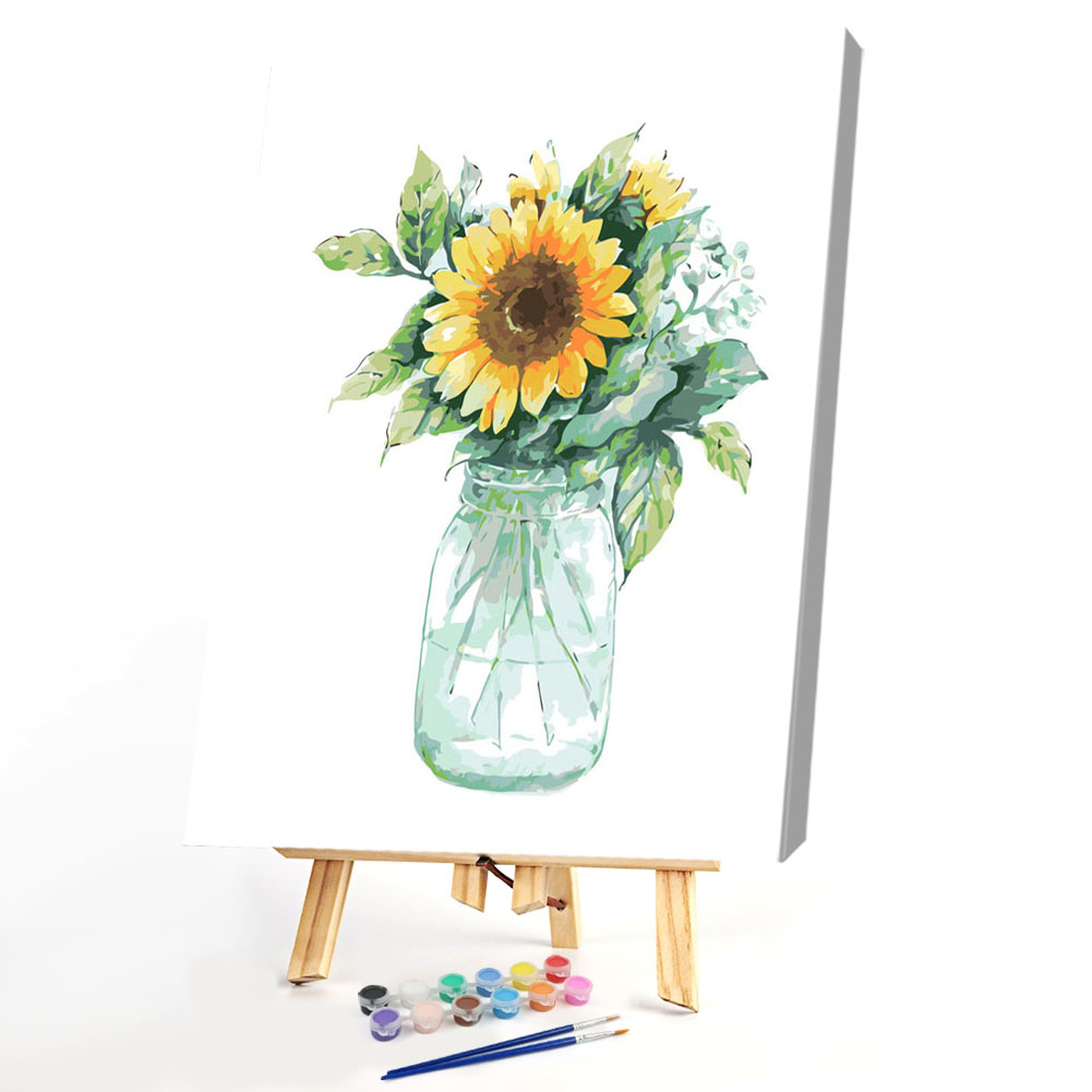 

30*40CM - Paint By Numbers - Sunflower, 501 Original