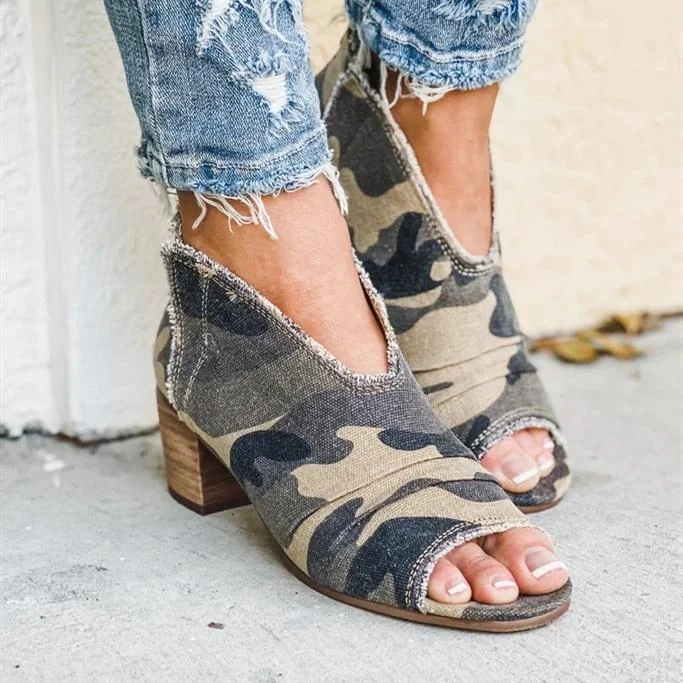 Sunshine Open Toe Boots
