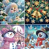 (US Local)4Pack Xmas-Crystal Rhinestone Diamond Painting(30x30cm)