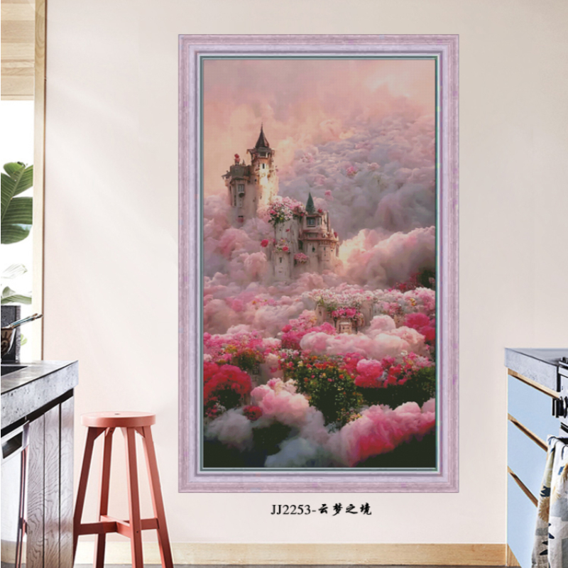 [JJ2253-Cloud Dream Realm]  Painting Fairy Cross Stitch