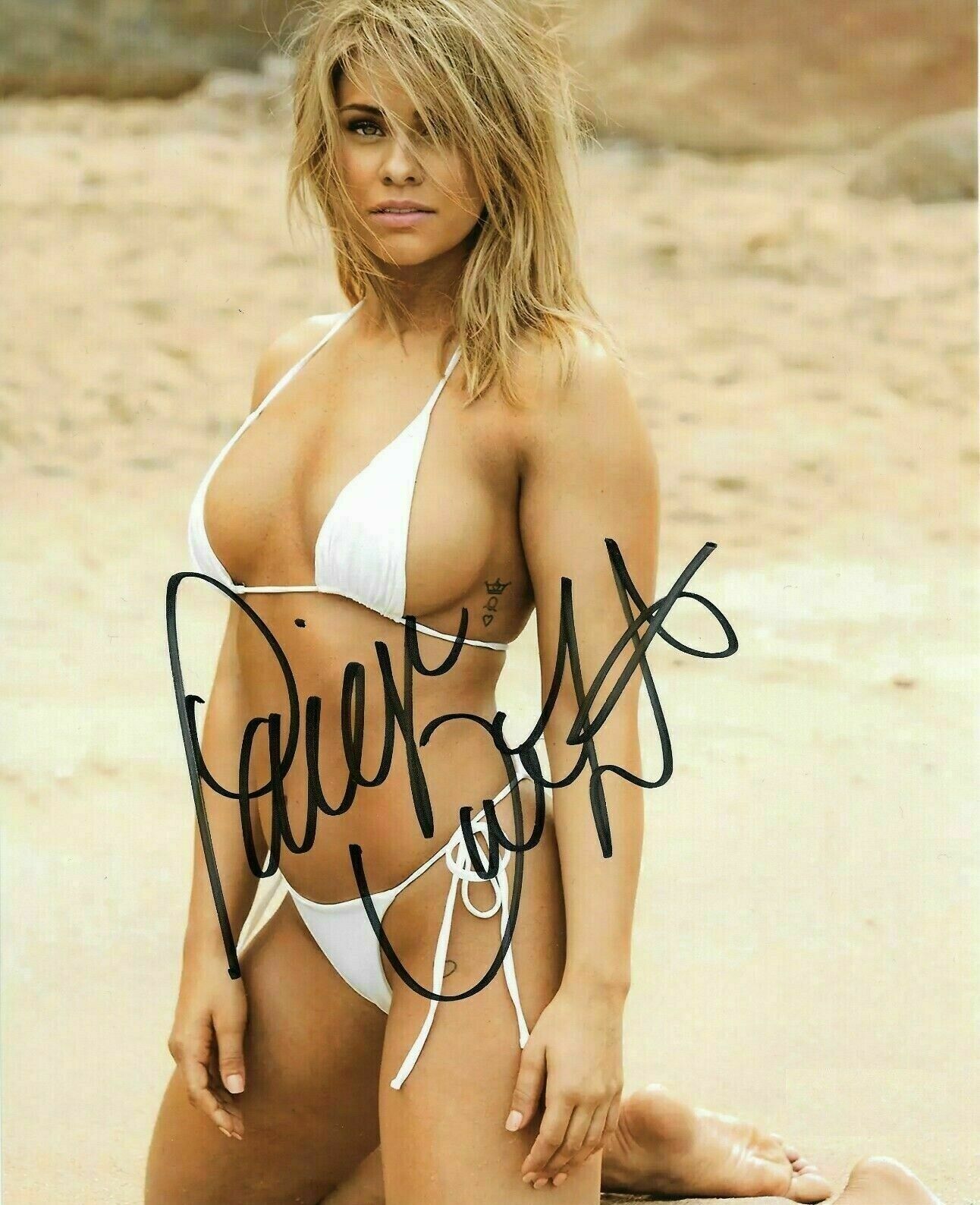 Paige VanZant Autographed Signed 8x10 Photo Poster painting Bikini MMA UFC REPRINT