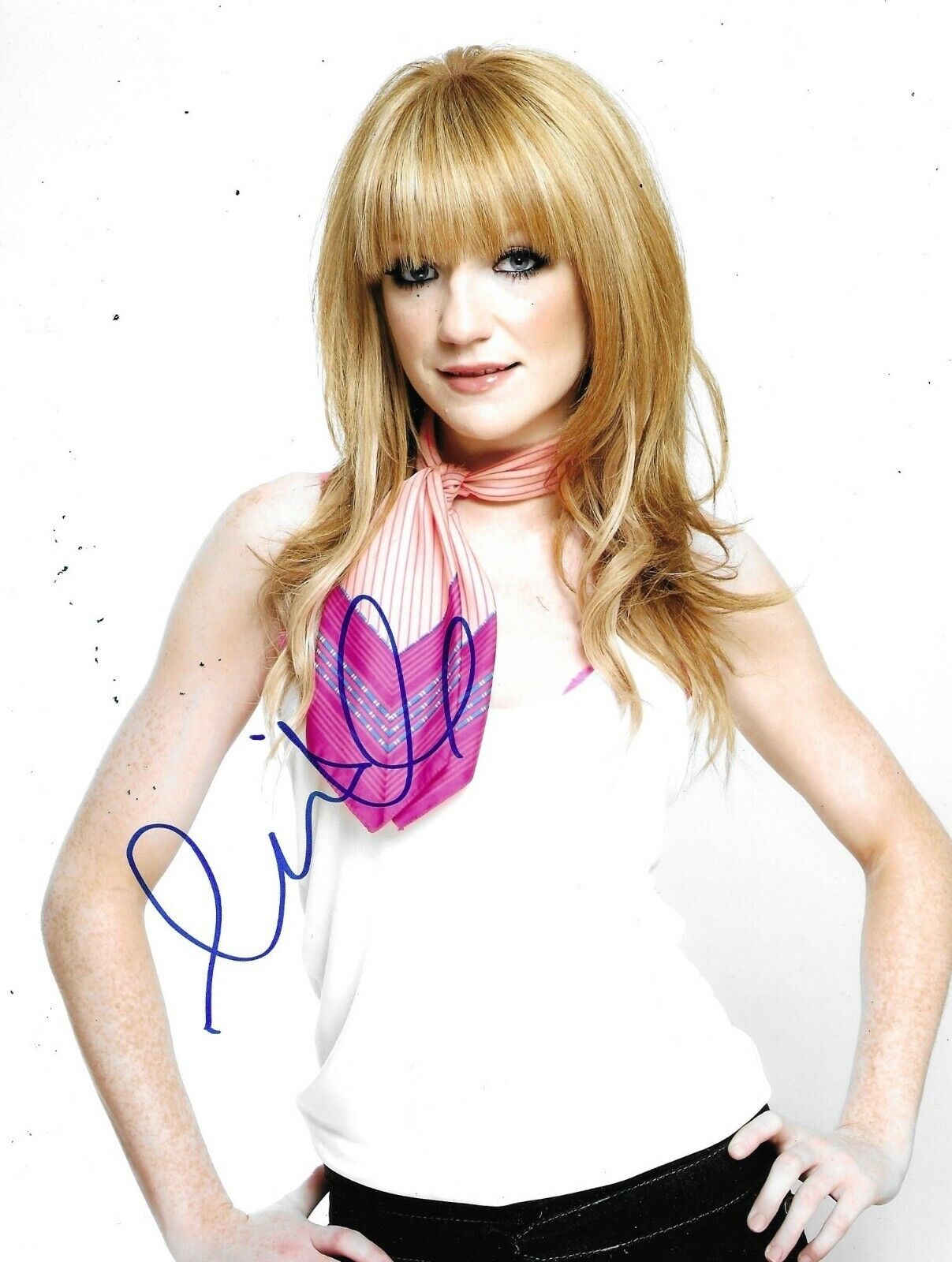 Nicola Roberts *Girls Aloud* Signed 10x8 Photo Poster painting AFTAL