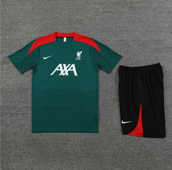24/25 Liverpool Training Kit Green Football shirt Thai Quality