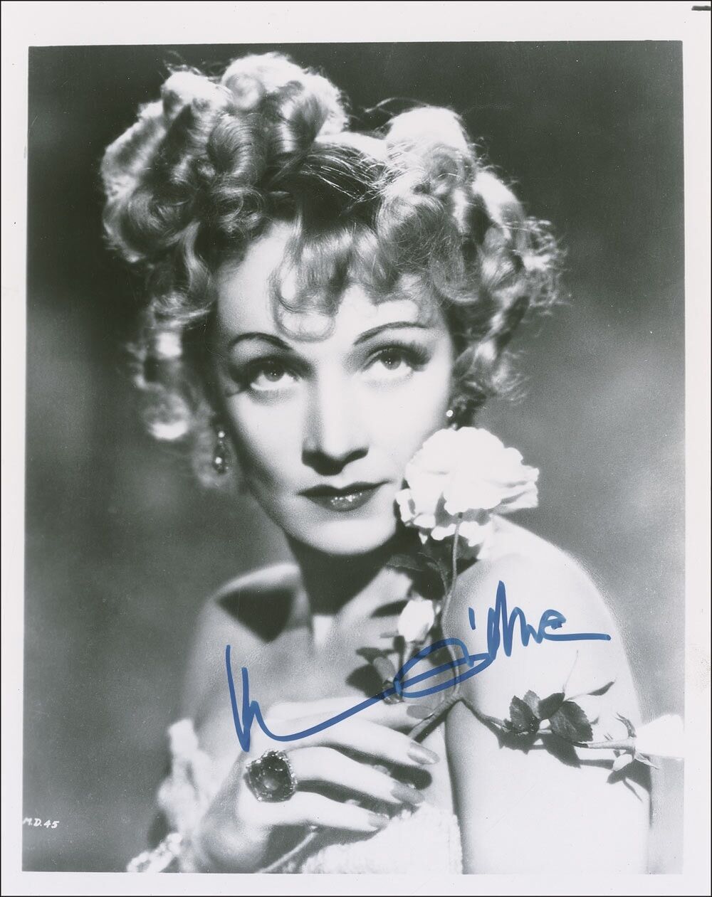 MARLENE DIETRICH Signed Photo Poster paintinggraph - Film Actress (1901-1992) - Preprint