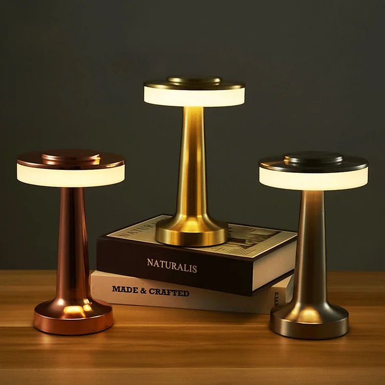 Cordless Table Lamp - Mushroom LED Wireless Lamp - Table Light