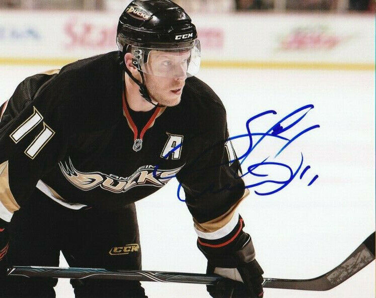 SAKU KOIVU SIGNED ANAHEIM DUCKS 8x10 Photo Poster painting! Autograph PROOF!