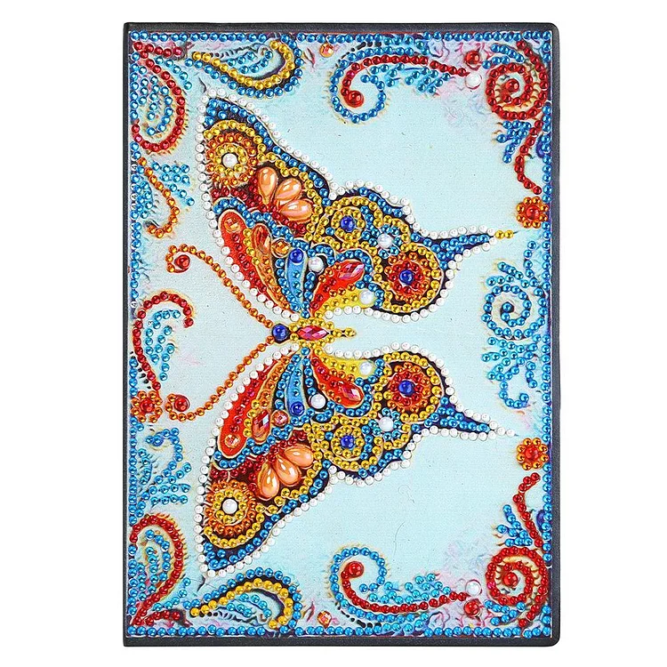 DIY Butterfly Special Shaped Diamond Painting 50 Pages Students Sketchbook