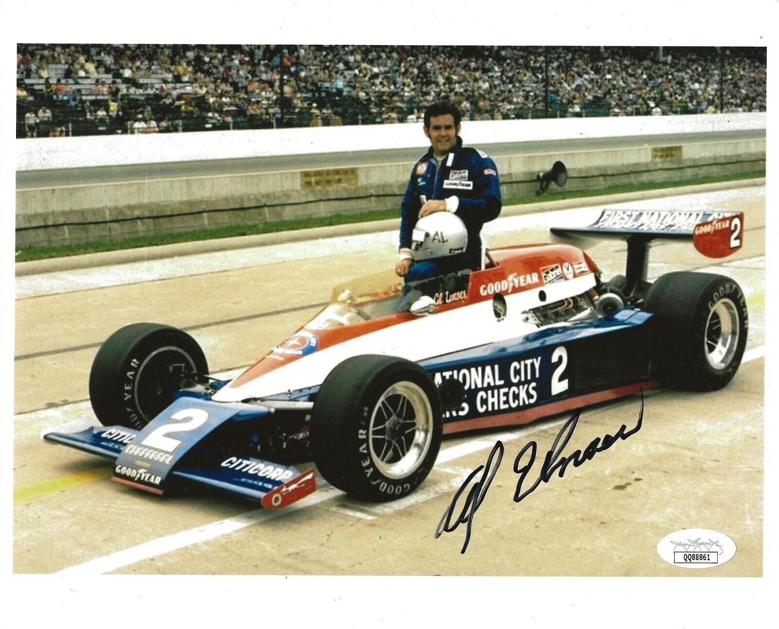 Al Unser Sr. Indy 500 signed Racing 8x10 Photo Poster painting autographed Big Al 8 JSA