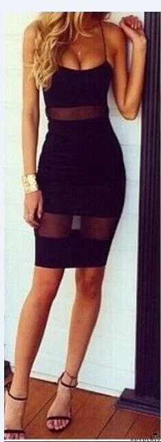 Halter Sexy Solid Color Bodycon Dress