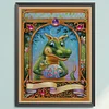 (US Only)Dragon Printed Cross Stitch Kit 40x55cm DIY 14CT Thread Art Needlework Decor