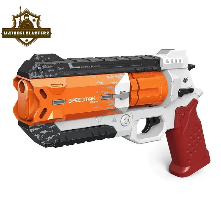 Side profile of Firefox D3311 space revolver with engineering ABS details.