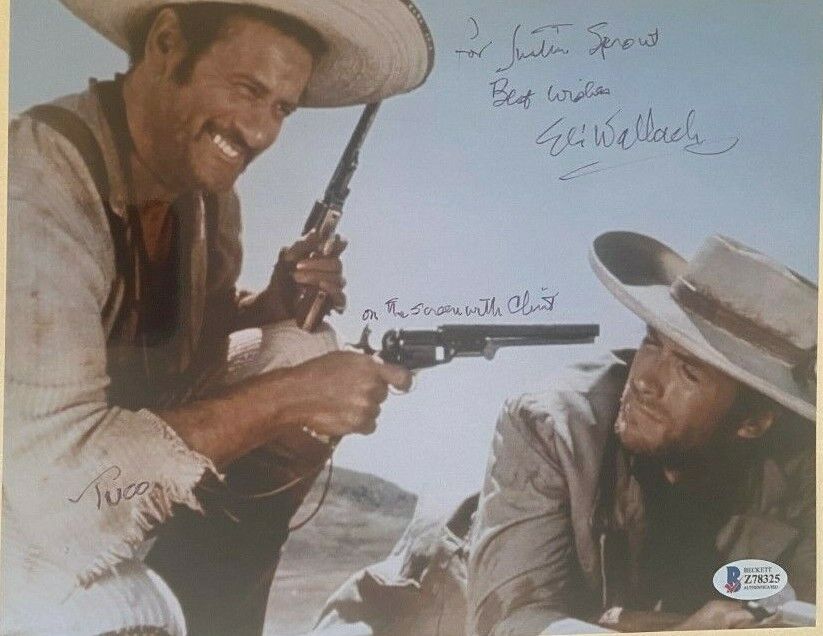 Eli Wallach signed autographed 8x10 Photo Poster painting Clint Eastwood Tuco Beckett COA