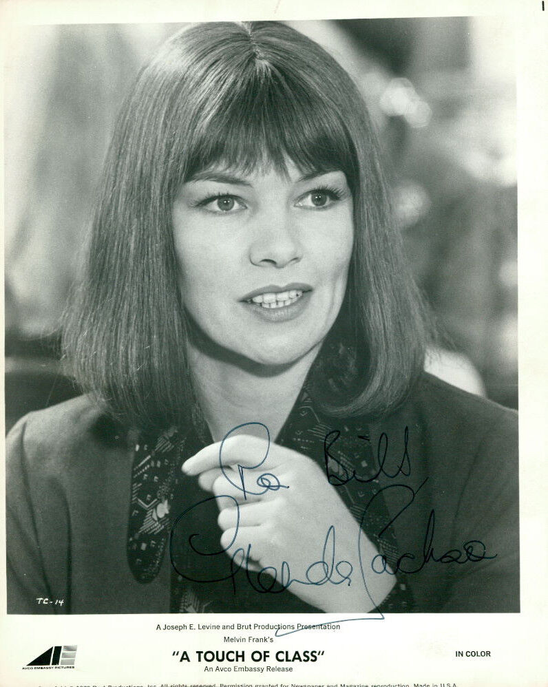 Glenda Jackson (Vintage, Inscribed) signed Photo Poster painting COA