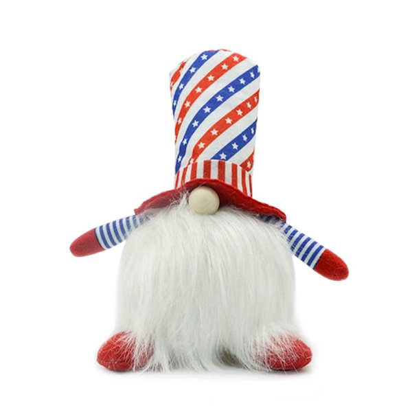 Independence Day Gnome Plush Doll,Glowing Dwarf Doll,Top Hat And Bowler Hat Elf Cloth Dolls Adornment Table Decor For 4Th Of July Patriotic Party Supplies Mak - Shop Trendy Women's Fashion | TeeYours