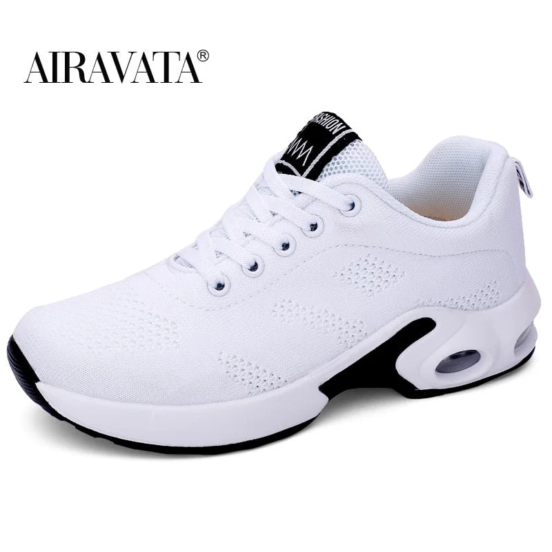 Women's Sports Shoes Fashion Air Sole Tennis Shoes Breathable Walking Sneakers Comfortable Casual Shoes Size 35-42