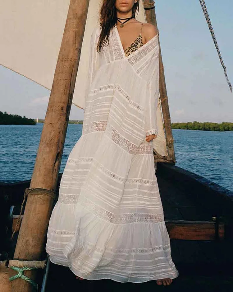 Ladies fashionable casual loose dress