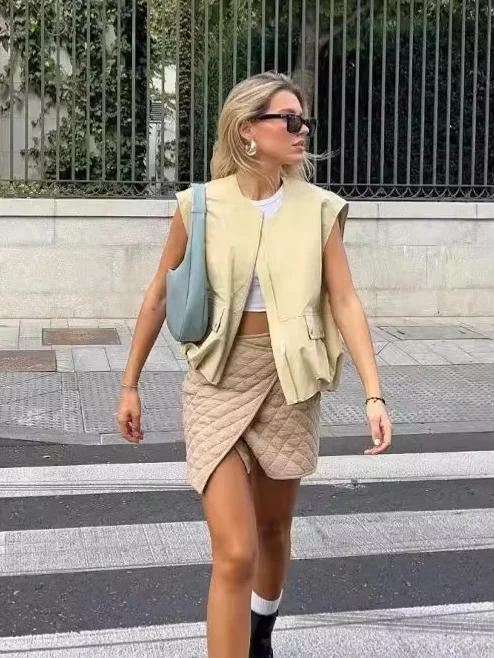 Nigikala Nigikala Summer New Loose Casual Cardigan Women's Vest Vest A14021