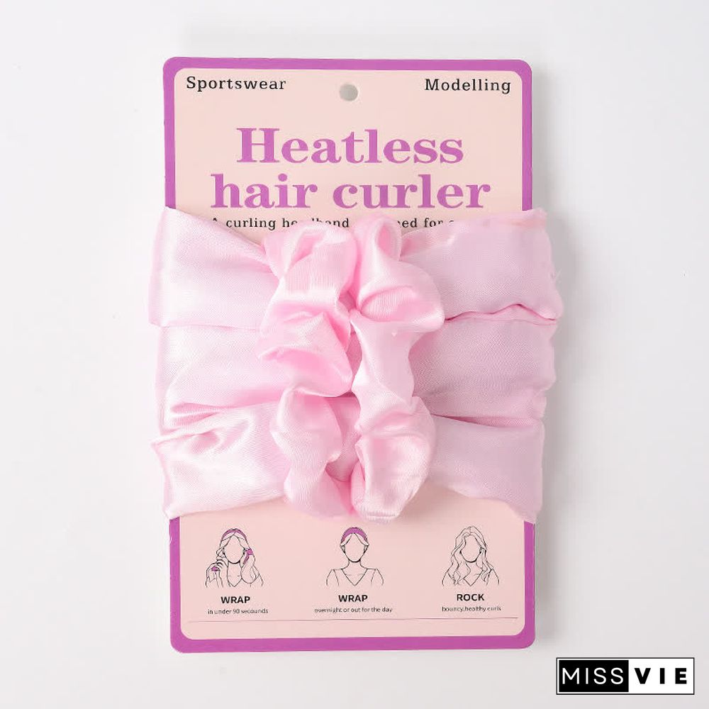 Lazy Heatless Hair Curler 3 Pieces