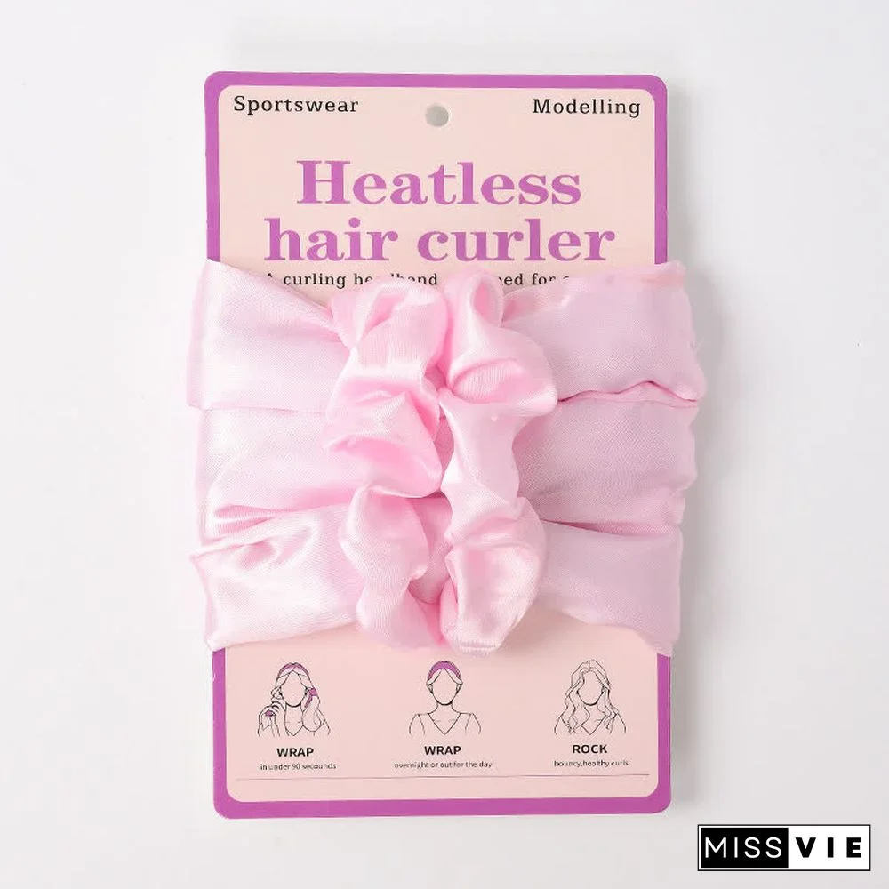 Lazy Heatless Hair Curler 3 Pieces