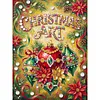 Diamond Painting-DIY Crystal Rhinestone Christmas Atmosphere with Frame(40x30cm)