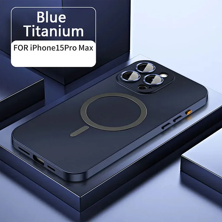 Aluminum Metal Frame Magnetic Case For iPhone