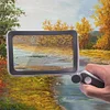 Handheld Loupe 10LED Lights Folding Pocket Magnifier 4X 650mAh for Reading Books