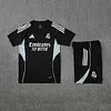 2025/2026 Real Madrid Pre-Match Training Black Shirt+Shorts 1:1 Thai Quality