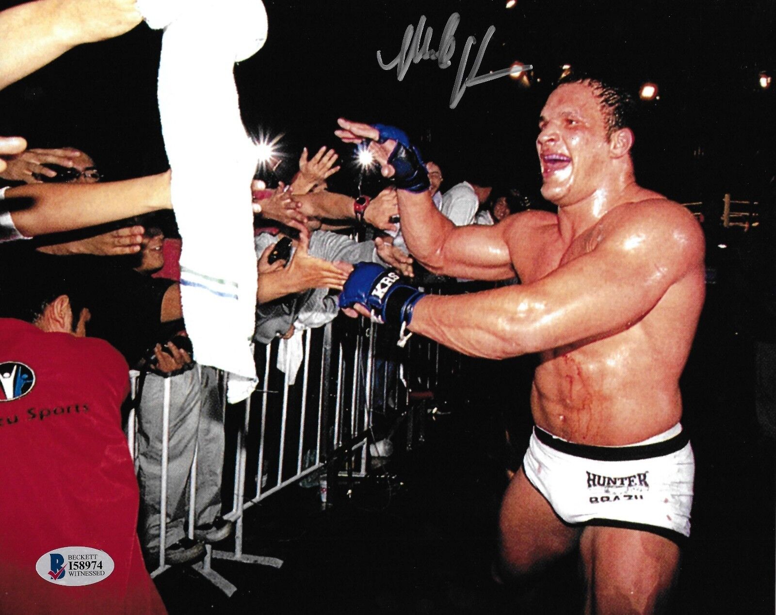 Mark Kerr Signed 8x10 Photo Poster painting BAS Beckett COA UFC 14 15 Pride Picture Autograph 3