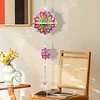 3D Mandala DIY Crystal Prism Teardrop Pendant Hanging Diamond Painting Suncatcher Kit