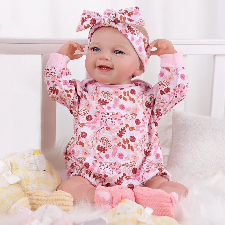 Babeside Smiling Reborn Baby Leen 20'' Little Infant Twins Best Gift for Kids