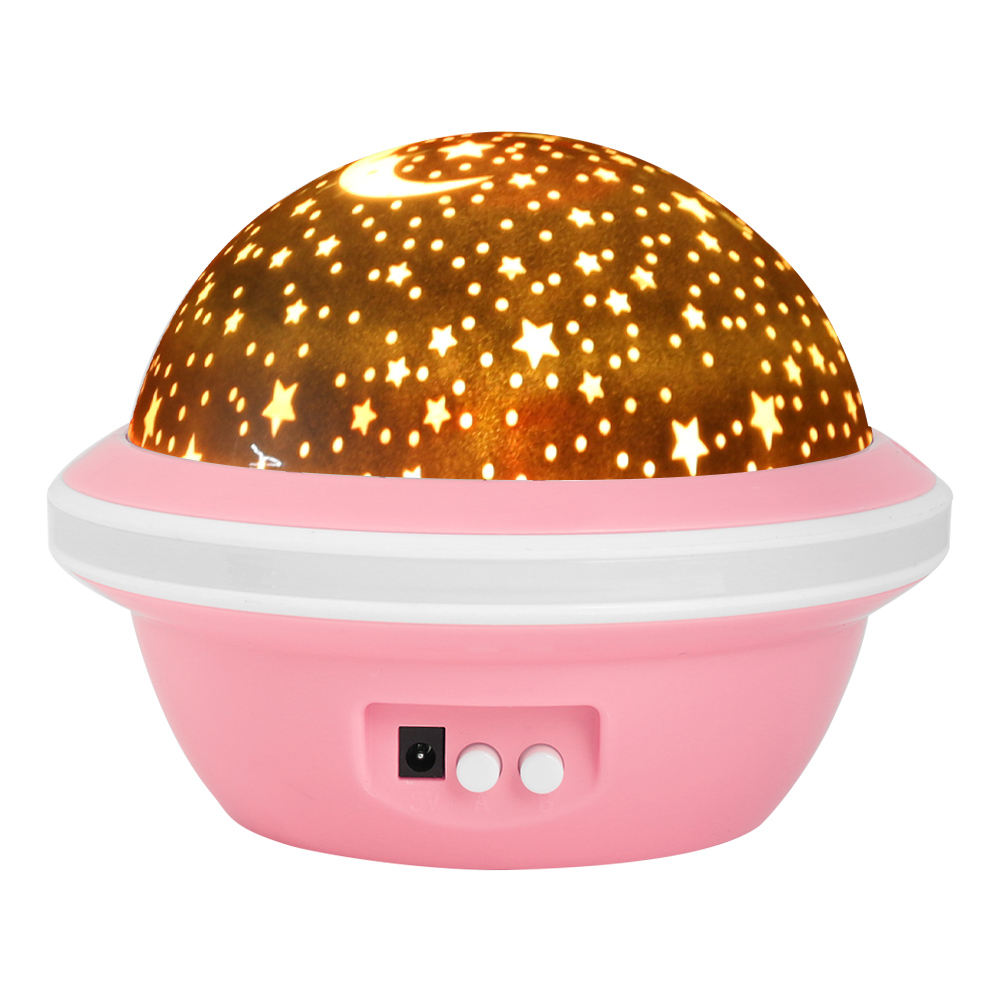 

UFO Shaped Starry Sky LED Projector USB Kid-DJ Stage Projector Light, Pink, 501 Original