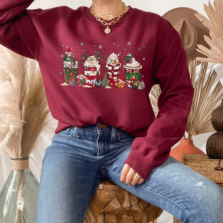 HP Christmas SLYTHER IN Coffee Sweatshirt