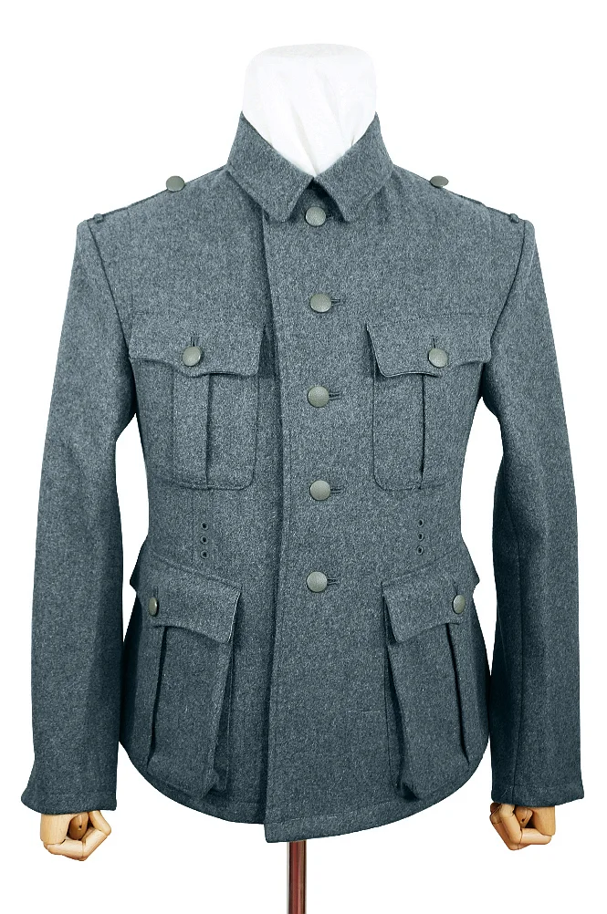   Elite German M1940 EM Italian Field Wool Tunic Feldbluse Blue Green Grey German-Uniform