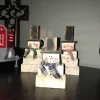 Primitive Wood Snowman Shelf Sitter/Winter Decor