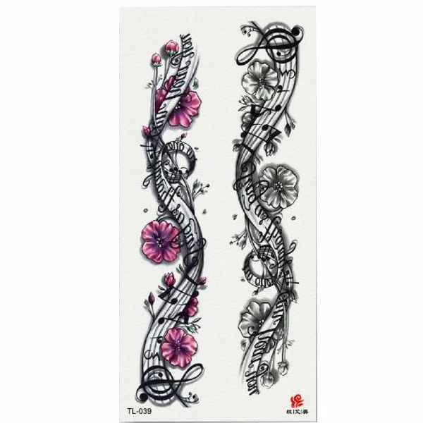 Temporary Tattoo Sticker Waterproof Fashion Women Men Japanese Geisha Warrior Samurai Fake Body Art Children Adult Hand Tattoo