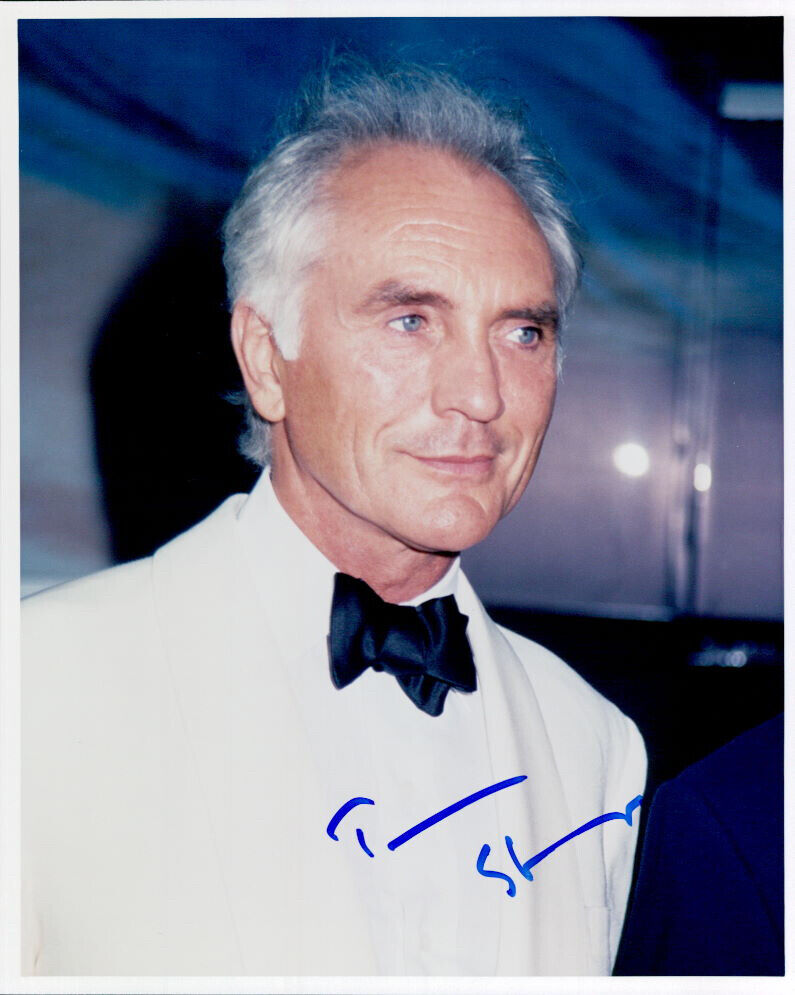 Terence Stamp signed 8X10 Photo Poster painting