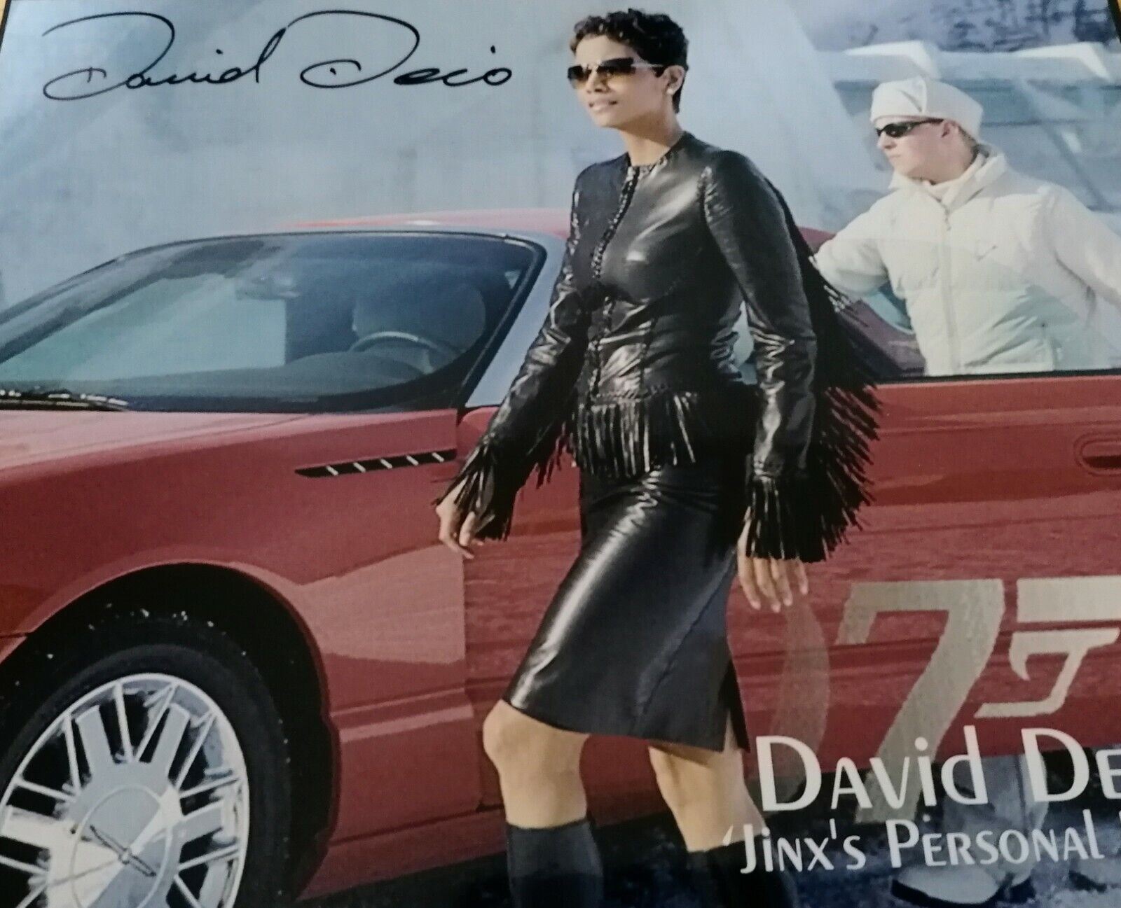 DAVID Decio Signed 2002 DIE Another Day James Bond Film 8 x 10 Photo Poster painting