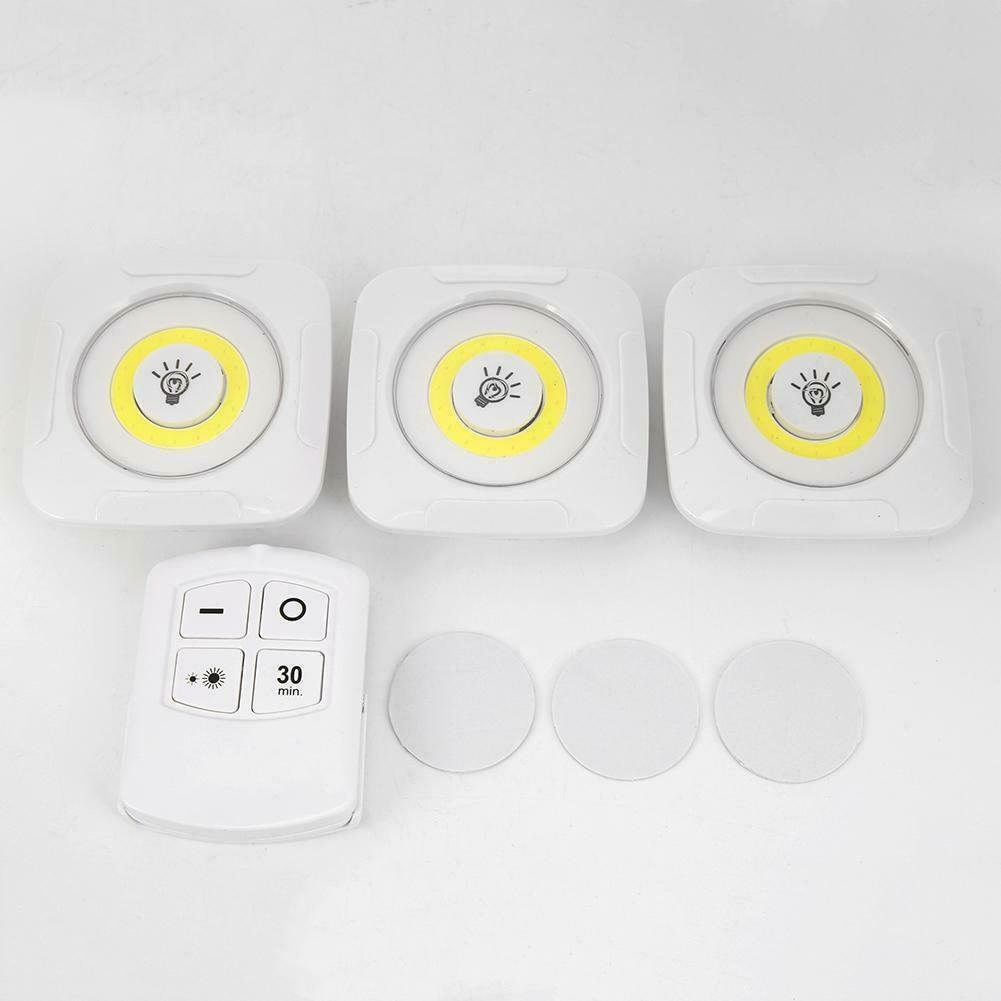 Remote Control LED Lights (3 pcs)