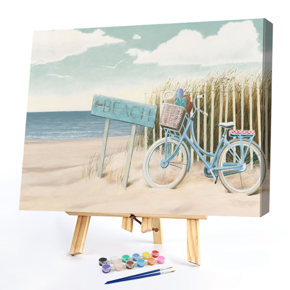 

50*40CM - Paint By Numbers - Seaside Scenery, 501 Original