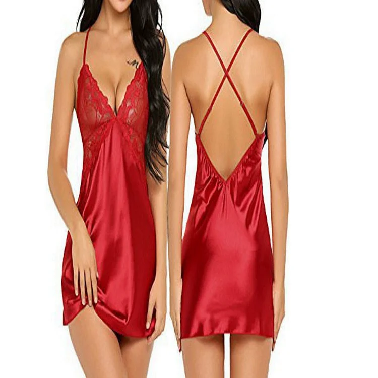 Brownm New Sex Girl Large Size Home Clothes Two Sets Of Stylish Comfortable Lace Pyjab Set