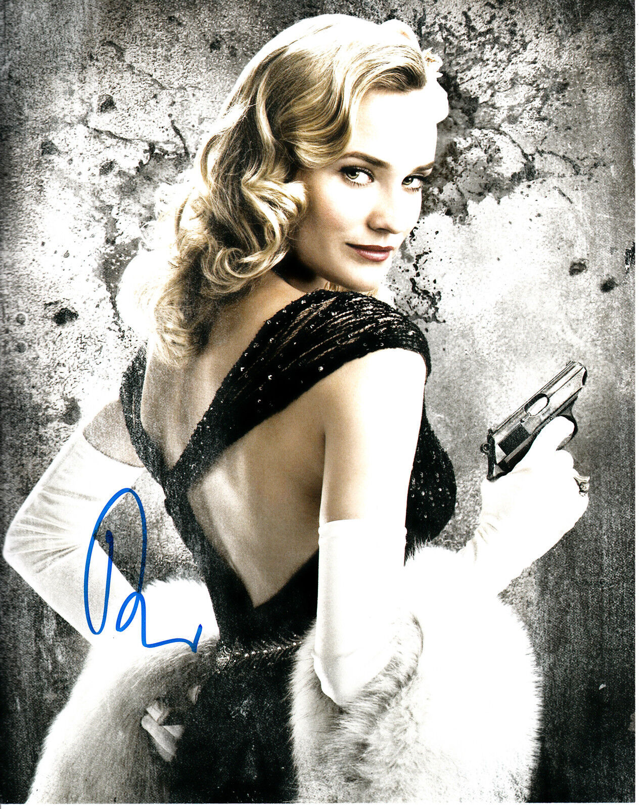 DIANE KRUGER SIGNED SEXY INGLORIOUS Photo Poster painting UACC REG 242