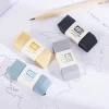 8PCS Morandi Color Art Sketch Student Exam 4B Erasers for Kids School Student Office Painting Studio Classic Stationery