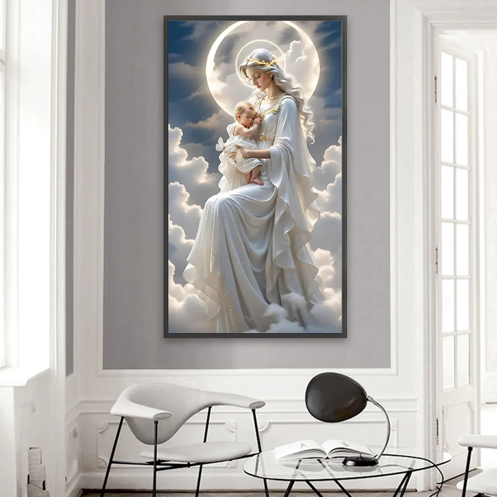 Diamond Painting - Full Round Drill - Angel Virgin(Canvas|40*70cm)