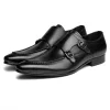 Classic Men's Double Monk Strap Shoes