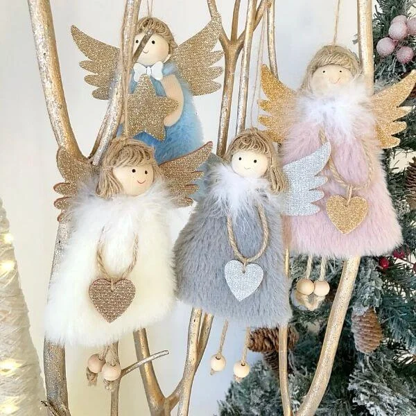 Handmade Christmas Angels Decoration