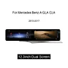 12,3 Zoll Mercedes-Benz A GLA CLA 2015-2017 Dual Android Bildschirmanzeige mit Apple CarPlay und Co Pilot Bildschirm