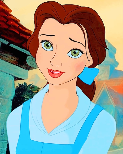 

Belle Beauty and the Beast Disney – Paint By Numbers - 40*50CM, 501 Original
