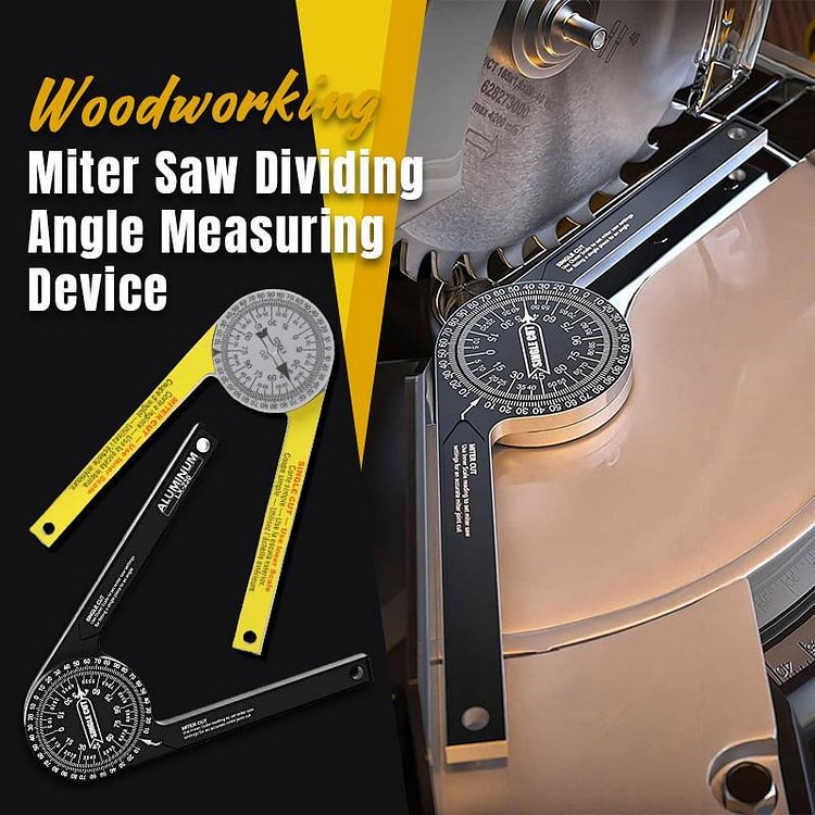Woodworking Miter Saw Dividing Angle Measuring Device