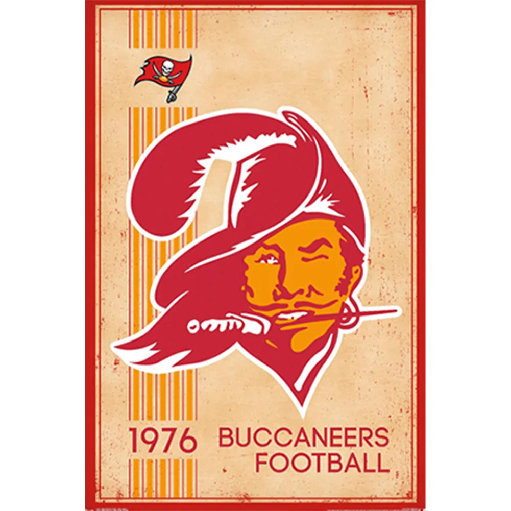 Diamond Painting - Full Round Drill - Tampa Bay Buccaneers(Canvas|30*45cm)